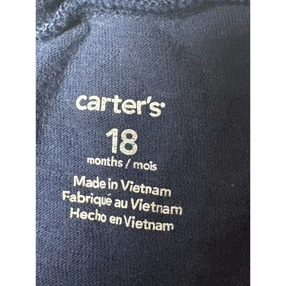Baby Boy Carter's Coolest Nephew Ever Bodysuit Boys 18 M Blue VTG 90s